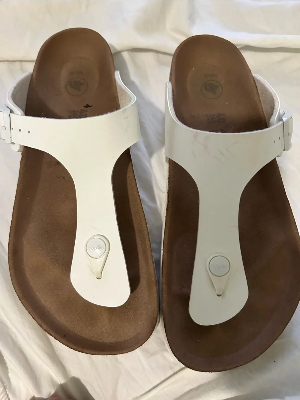 Birkenstock Papillo Gizeh Platform Sandals size 40